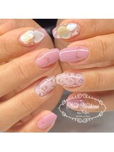 ジュジュ(Juju)/ピンクのレオパードネイル