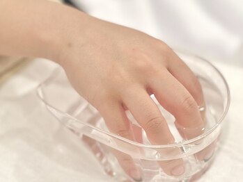 ケアの流れ【2】ハンドバス