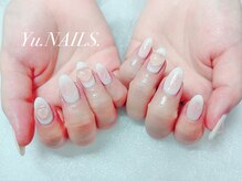 ユーネイルズ 恵比寿(Yu.NAILS.)/UVハート◎before◎チーク