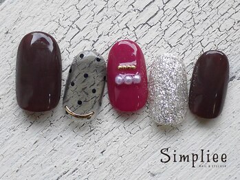 シンプリー ネイルアンドアイラッシュ 祖師谷大蔵店(Simpliee Nail&Eyelash)/定額ネイル