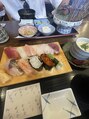 レイン(rain+a) 金沢旅行で食べたお寿司！海鮮大好きです◎