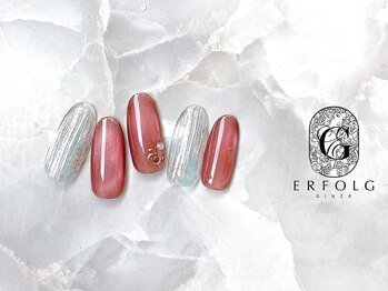 エアフォルク 銀座(ERFOLG)/秋のバカラネイル◎[パラジェル]