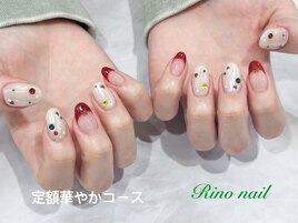 クリスマスカラーネイル61225