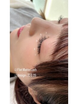 バイカラー(BY COLOR)/【Flat Matte Lash】140本