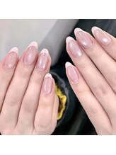 ミックスネイルスタジオ(Mixx nail studio)/マグネットベースフレンチ