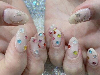 ユメ(YUME)/カラフルストーンネイル