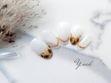 ワイネイル(Y.nail)/ひまわりフレンチ
