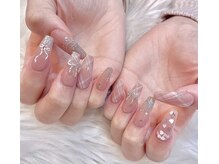 キレイエ ネイルズ(KIREIE NAILS)/ピンクチェックネイル