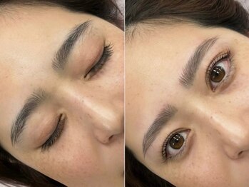 ハリウッドブロウリフトワクシー 春日部(HOLLYWOODBROWLIFT WAXYYY.)の写真/90分で完了!眉×マツパ同時施術で時短にキレイ♪ハリウッドブロウリフト+パリジェンヌラッシュリフト¥12300