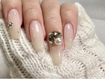 ミュウ(nail&eyelash salon Myu)の写真/イベントの時だけやお爪の亀裂などでお悩みの方にもオススメ★画像持ち込みOKのコースも◎理想の指先に♪