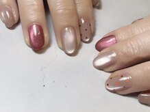 ネイルサロン ラリュエル(Laruelle)の雰囲気(大人のバレンタインネイル♪マグネットの奥行きやばい!)