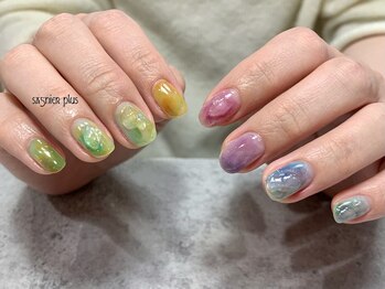 サニエプラス(Sagnier+)/ぷっくりカラフルネイル