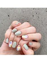 フラミンゴ(flamingo)/7月キャンペーンネイル