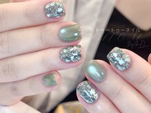 トゥートゥー(TOUTOU)/緑マグネットxホログラム