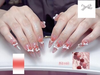 ミオネイル(MiO nail)/チェリーリボンネイル
