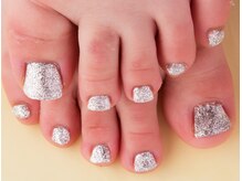 フラッシュネイル フレンテ西宮店/フット☆シンプルコ-ス◇新作