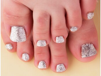 フラッシュネイル フレンテ西宮店/フット☆シンプルコ-ス◇新作