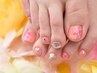 【他店オフのある方】フットネイルアートし放題 ¥8500