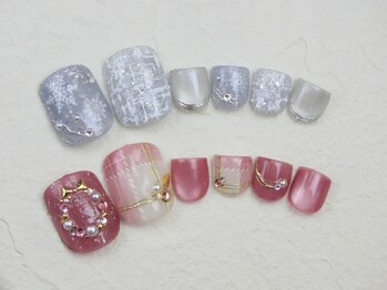 フェリーチェ(Felice)/☆winter foot nail ¥10,000☆