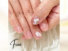 ファイン(Fine)/One color + 手書きアート