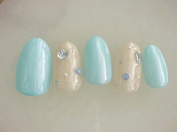 ネイルサロン フローリア(nail salon Florir)/ブルーネイル