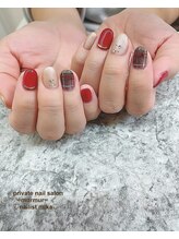 プライベート ネイルサロン マーマ(murmur)/チェックネイル