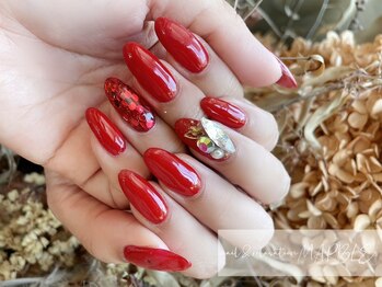 ネイルアンドリラクゼーション マーブル(MARBLE)/ワンカラー・ラメグラ¥4550