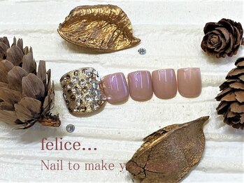 ネイルサロン フェリーチェ(felice)/【定額フットネイル】8500