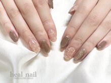 ヒールネイル(heal nail)/monthly定額デザインB チェック