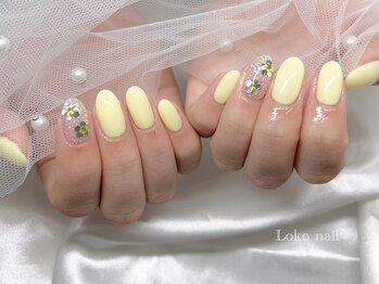 ロコネイル(Loko nail)/フラワーホロネイル