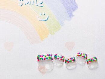 ムスビ(musubi)/6月【フット】定額アート