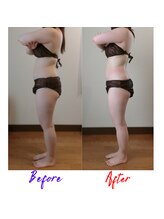 フランジパニ(Frangipani)/3回のお腹キャビコースの結果☆