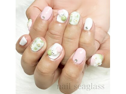 ネイル シーグラス(nail seaglass)の写真