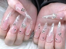 ベティネイル アイラッシュ(Betty Nail)/春夏おすすめ☆クリアネイル♪