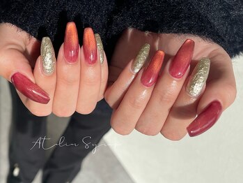 アトリエシロップネイル(Atelier Syrup nail)/たっぷりデザインコース¥7000