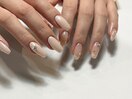 大人ピンクネイル bymarina