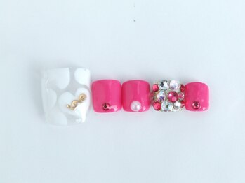 まつげアンドネイル ディアマンローズ(DIAMANT ROSE)/ハンド９０分＋フットコース