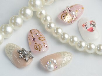 カラーズ 浜松店(colors)/雪の結晶ネイル☆