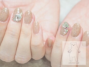 オトナネイル(otona nail)/フラッシュラメ ビジューネイル