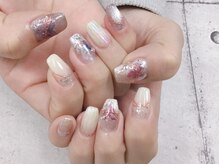 ネイル ビューティーマジック 葛西本店/紫陽花ネイル