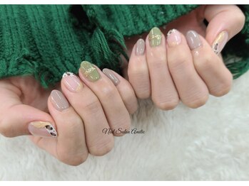 ネイルサロン アミティエ(Nail Salon Amitie)/アニマル×ニュアンス↑施術nail