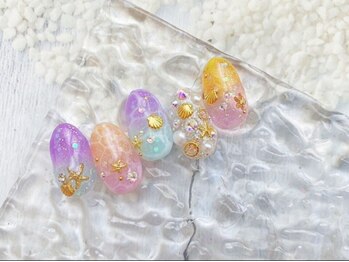 フレイヤ 錦糸町店(FREJA)の写真/【長さ出し1本~OK/初回ジェルオフ無料】ハイセンスな繊細ア-トやカラ-で、手先も足先もト-タルコ-デ♪