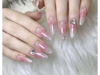 ハラ(Hara)/キラキラ　チークネイル