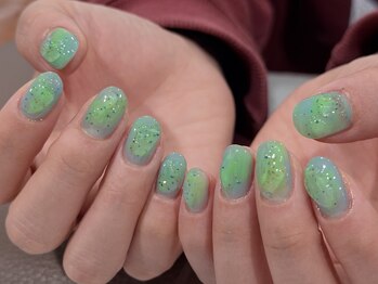 定額デザイン　ニュアンスネイル