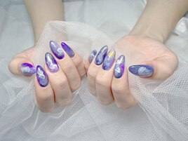 シンプル持込 ニュアンスネイル