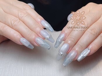 ウメネイルスタジオ(UME NAIL STUDIO)/長さだしやり放題×つけ放題