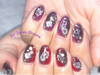 アン ジョーヌドラゴ/【自爪ネイル】和ネイル