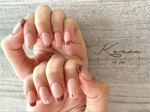 カノアネイルプレイス(KANOA nail place)/ハートホロフレンチ