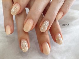 冬の結晶ネイル/恵比寿ネイル