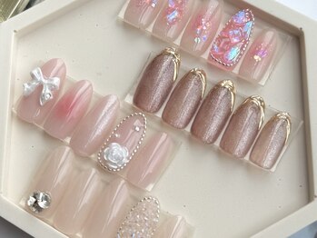 エミニーバイディーアール(EMINY by DR)の写真/[ミラ-/マグネット/ニュアンス/ワンホンNAIL等…トレンド感満載の定額MENU]¥9900♪持ち込みデザイン大歓迎!